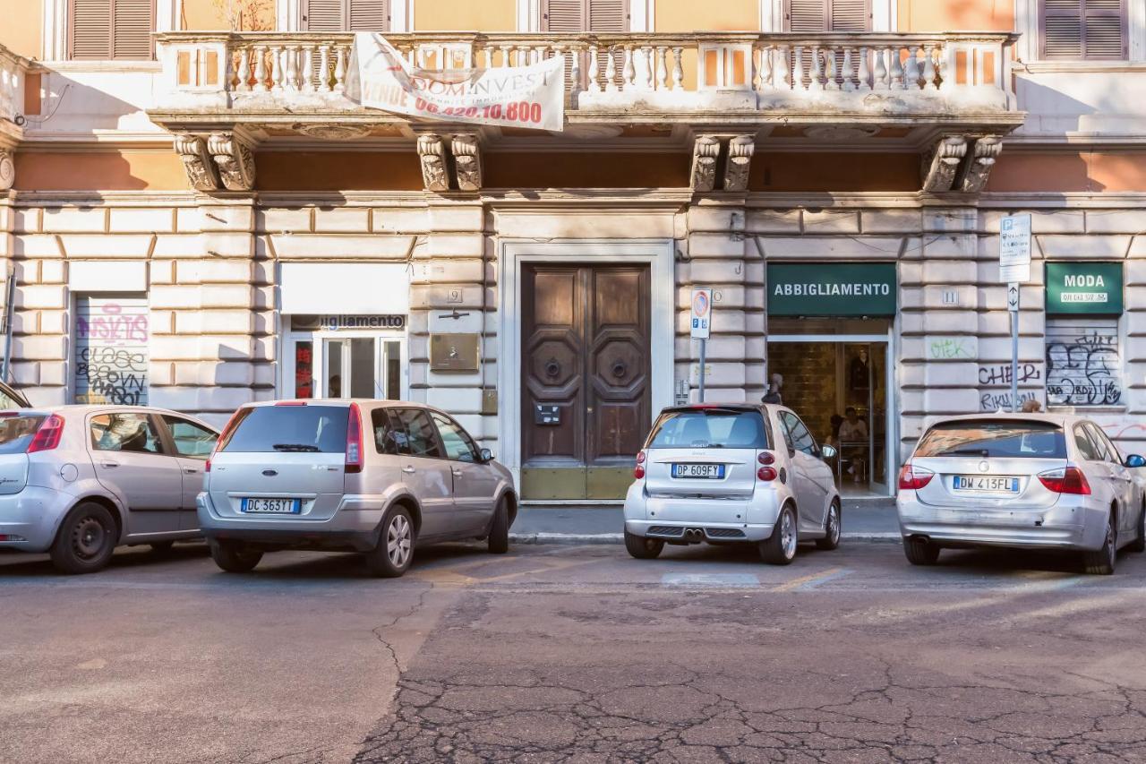 BMGA l Glam Industrial 3-Bed Apartment in Termini Rome Bagian luar foto